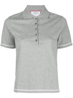 Thom Browne рубашка-поло с декоративной строчкой