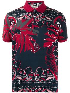 Etro рубашка-поло с принтом