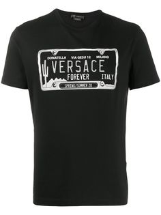 Versace футболка с принтом