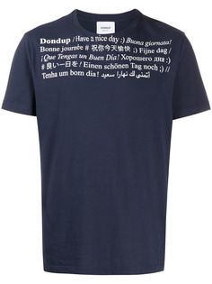 Dondup футболка с принтом