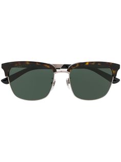 Gucci Eyewear солнцезащитные очки GG0697S в квадратной оправе