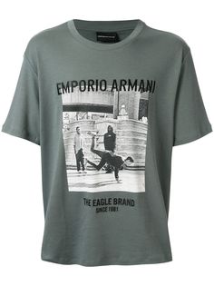 Emporio Armani футболка с фотопринтом