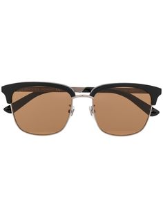 Gucci Eyewear солнцезащитные очки GG0697S в квадратной оправе