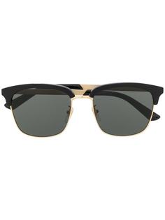 Gucci Eyewear солнцезащитные очки GG0697S в квадратной оправе