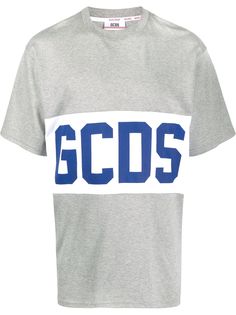 Gcds футболка в стиле колор-блок с логотипом