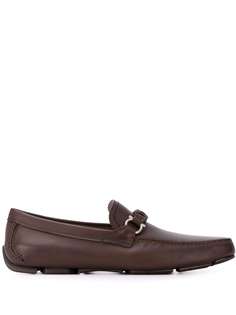 Salvatore Ferragamo лоферы Gancini с плетеным ремешком