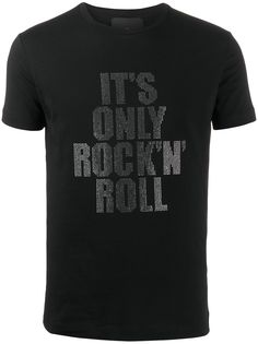 John Richmond декорированная футболка Rock