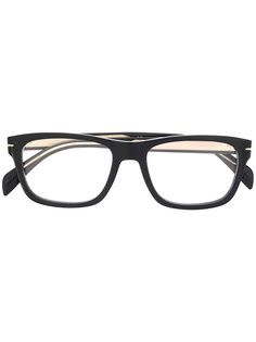 DAVID BECKHAM EYEWEAR очки в прямоугольной оправе