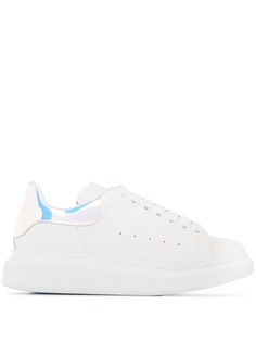 Alexander McQueen AMCQ LTHR LT FF SNKR WHT HLGRM