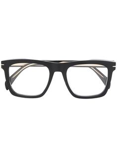 DAVID BECKHAM EYEWEAR очки в прямоугольной оправе