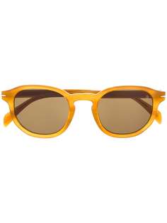 DAVID BECKHAM EYEWEAR солнцезащитные очки в прямоугольной оправе