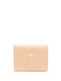 Salvatore Ferragamo кошелек на кнопке с тиснением Gancini