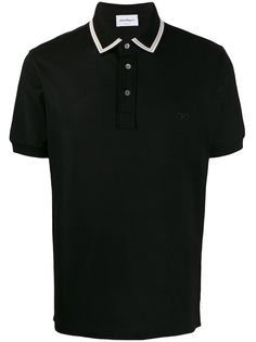 Salvatore Ferragamo рубашка-поло с короткими рукавами