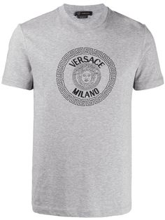 Versace футболка с вышивкой