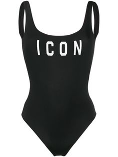 Dsquared2 Beachwear слитный купальник Icon с принтом