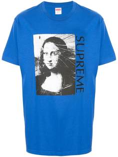 Supreme футболка с принтом Mona Lisa