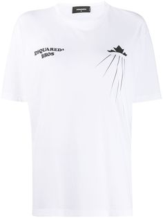 Dsquared2 футболка Bros с круглым вырезом и логотипом
