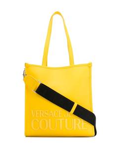 Versace Jeans Couture сумка-тоут с резиновым логотипом