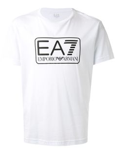 Ea7 Emporio Armani футболка EA7 с большим логотипом