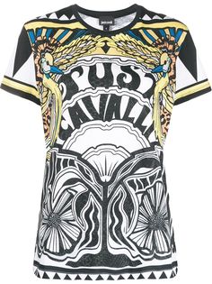 Just Cavalli футболка с принтом