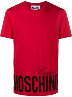 Moschino футболка с логотипом