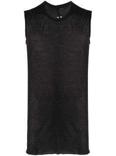 Rick Owens длинный топ без рукавов