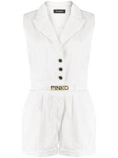 Pinko комбинезон с поясом и логотипом