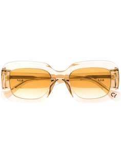 Retrosuperfuture transparent oversized sunglasses