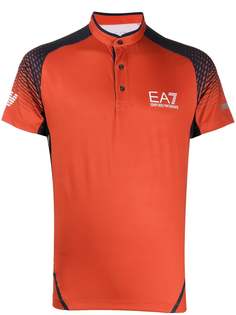 Ea7 Emporio Armani рубашка-поло с воротником-стойкой