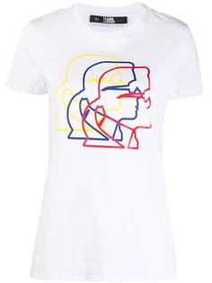 Karl Lagerfeld футболка Karl с 3D принтом