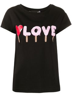 Love Moschino футболка с принтом Love