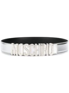 Moschino декорированный ремень с логотипом
