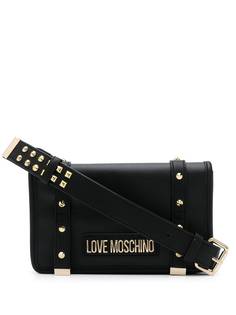 Love Moschino сумка через плечо с металлическим логотипом
