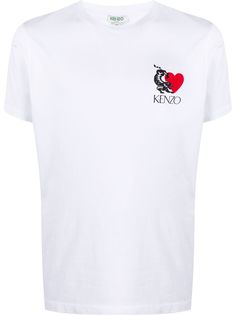 Kenzo футболка с круглым вырезом и логотипом