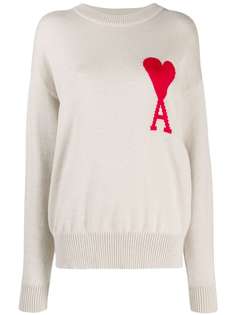 Ami Paris трикотажный джемпер Ami de Coeur
