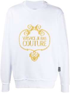 Versace Jeans Couture толстовка с вышитым логотипом