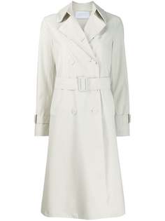 Harris Wharf London mid-length trench coat