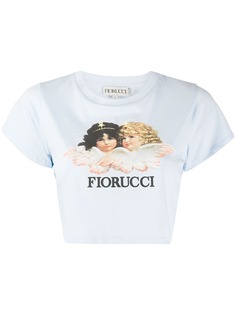 Fiorucci укороченная футболка Vintage Angels