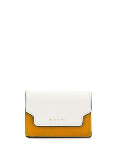 Marni colour-blocked logo coin wallet