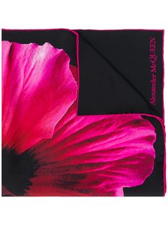 Alexander McQueen floral scarf