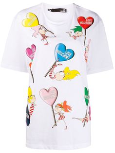 Love Moschino футболка с логотипом