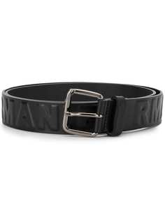 Emporio Armani ремень с тисненым логотипом