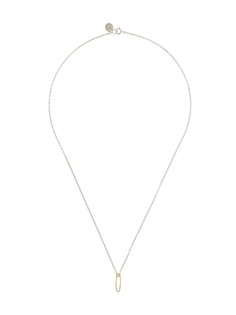 Undercover safety pin necklace