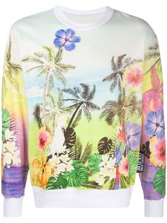 Versace Jeans Couture толстовка с принтом Tropical Island
