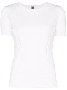 adidas X Stella McCartney футболка с сетчатой вставкой из коллаборации с Stella McCartney