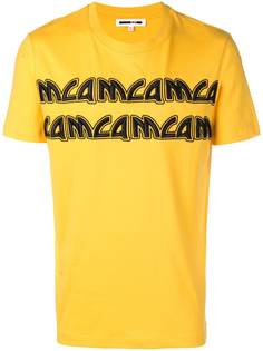 McQ Alexander McQueen футболка с вышитым логотипом