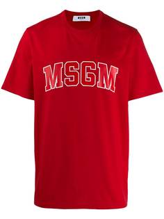 MSGM футболка с логотипом