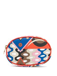 Emilio Pucci косметичка с абстрактным принтом