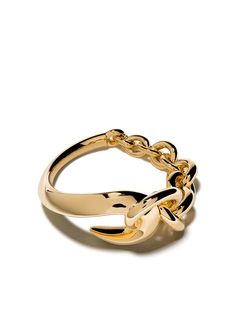 Shaun Leane позолоченное кольцо Hook