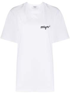 MSGM футболка с логотипом